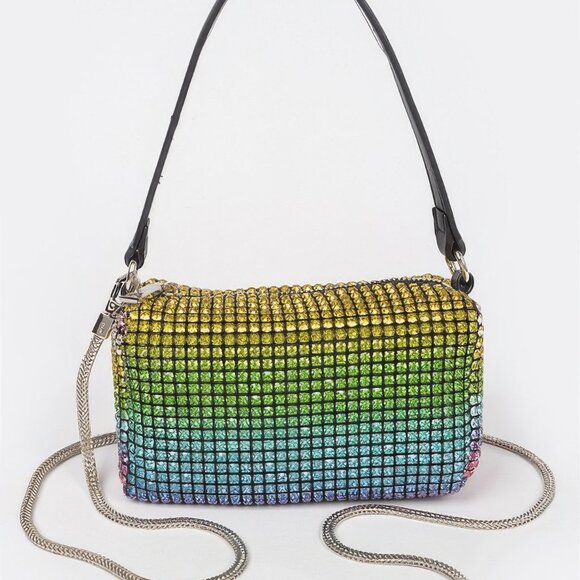 Oversized Rhinestone Clutch - Picture 3 of 4